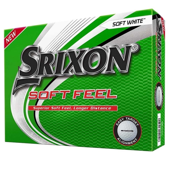 Picture of SRIXON SOFT FEEL PRINTED GOLF BALLS 12-47 DOZEN