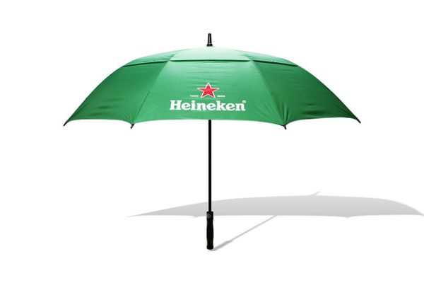 STRATUS DOUBLE CANOPY GOLF UMBRELLA WITH 1 PANEL PRINTED