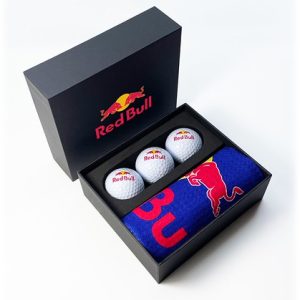 TOWEL AND 3 BALL GOLF MINI PRESENTATION BOX