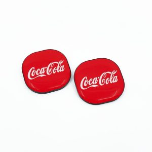 26 MM QUATRO SQUARE GOLF BALL MARKER WITH RESIN DOME