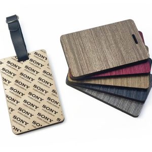 WOODEN PLY LUGGAGE TAG - DESIGN 4