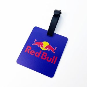 PVC WHITE RECTANGULAR GOLF BAG TAG