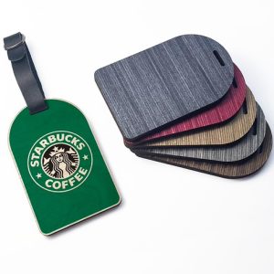 WOODEN PLY LUGGAGE TAG - DESIGN 3