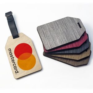 WOODEN PLY LUGGAGE TAG - DESIGN 1