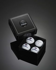 TITLEIST TOUR SOFT GOLF BALLS PRESENTED IN A 4 BALL DOME BOX