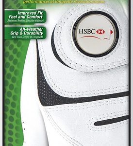 FJ (FOOTJOY) WEATHERSOF GOLF GLOVE WITH REMOVABLE BALL MARKER