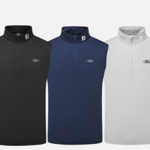 FJ (FOOTJOY) GENT'S HALF ZIP GOLF VEST/GILET