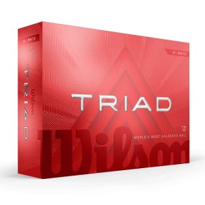 WILSON TRIAD PRINTED GOLF BALLS