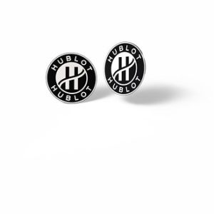 25MM FAUX ENAMEL GOLF BALL MARKER IN SHINY NICKEL WITH DIGITAL PRINT