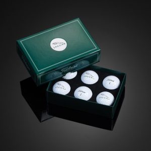 TITLEIST PRO V1 GOLF BALLS PRESENTED IN A 6 BALL DOME BOX