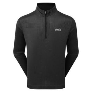 FJ (FOOTJOY) GENT'S NAUTICAL TONAL CHILL OUT GOLF PULLOVER WITH QUARTER ZIP