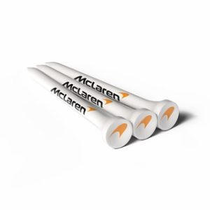 54MM WHITE BAMBOO GOLF TEES PRINTED 1 COLOUR IN THE CUP AND 2 COLOURS ON THE SHANK